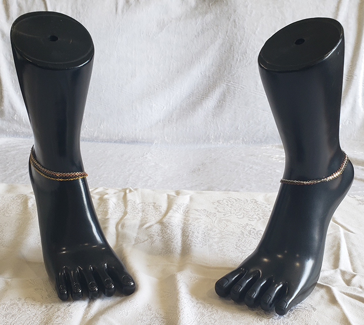Anklets on Stands - Small